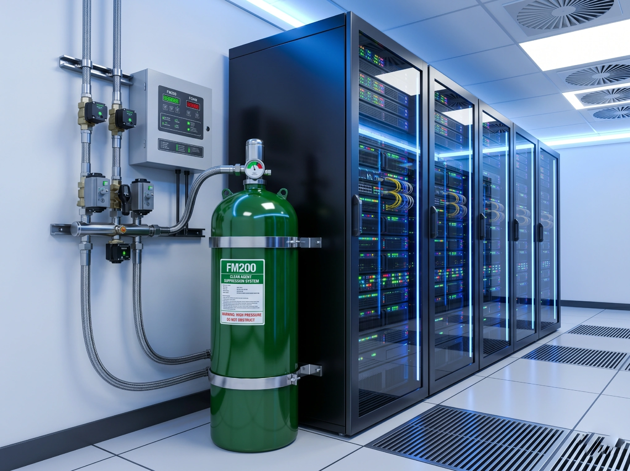 Foam and FM200 System